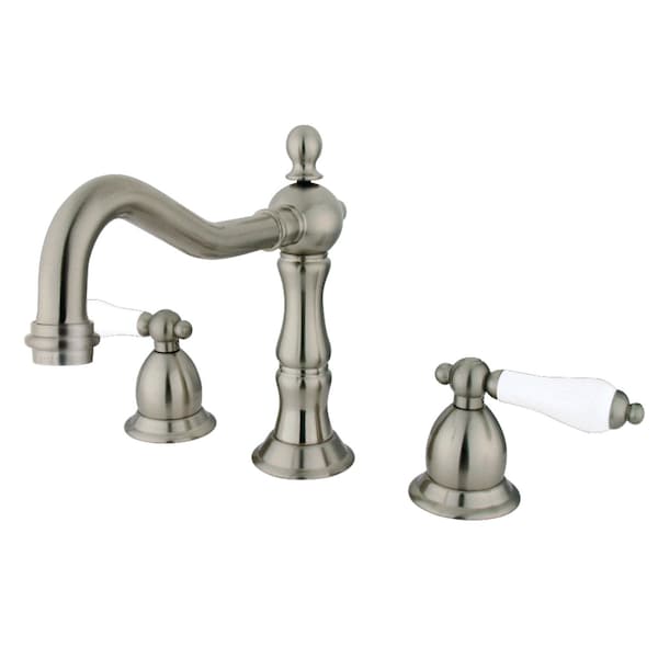 KS1978PL 8" Widespread Bathroom Faucet, Brushed Nickel